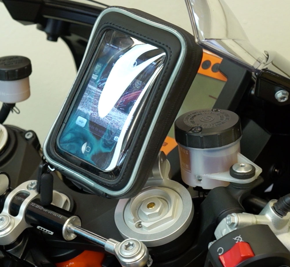 sport bike cell phone mount