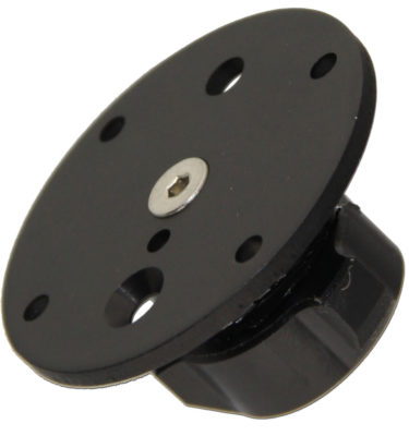 Techmount round plate black