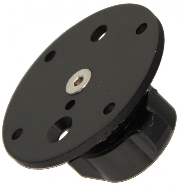 Techmount round plate black